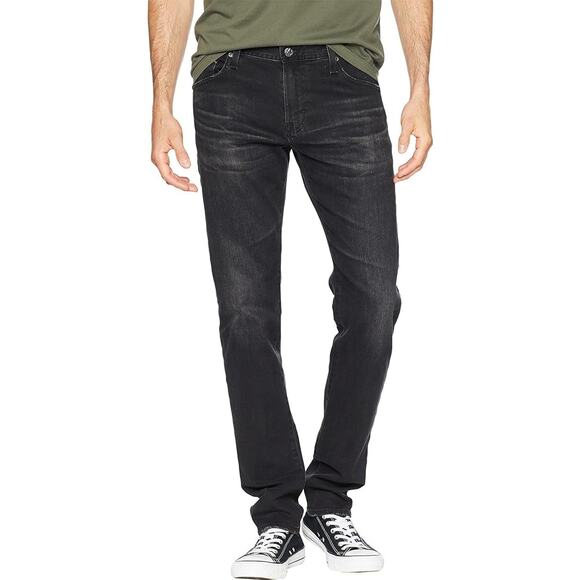 AG Adriano Goldschmied NWT Men's The Tellis Modern Slim Leg Black Size 28 - Picture 1 of 11